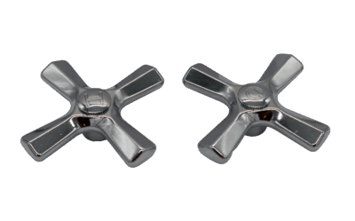 Chrome Plated Cross Handles for Briggs Faucet