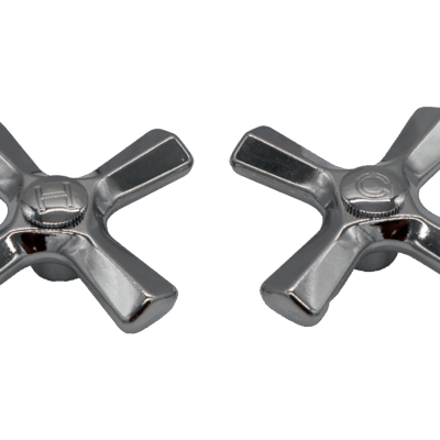 Chrome Plated Cross Handles for Briggs Faucet