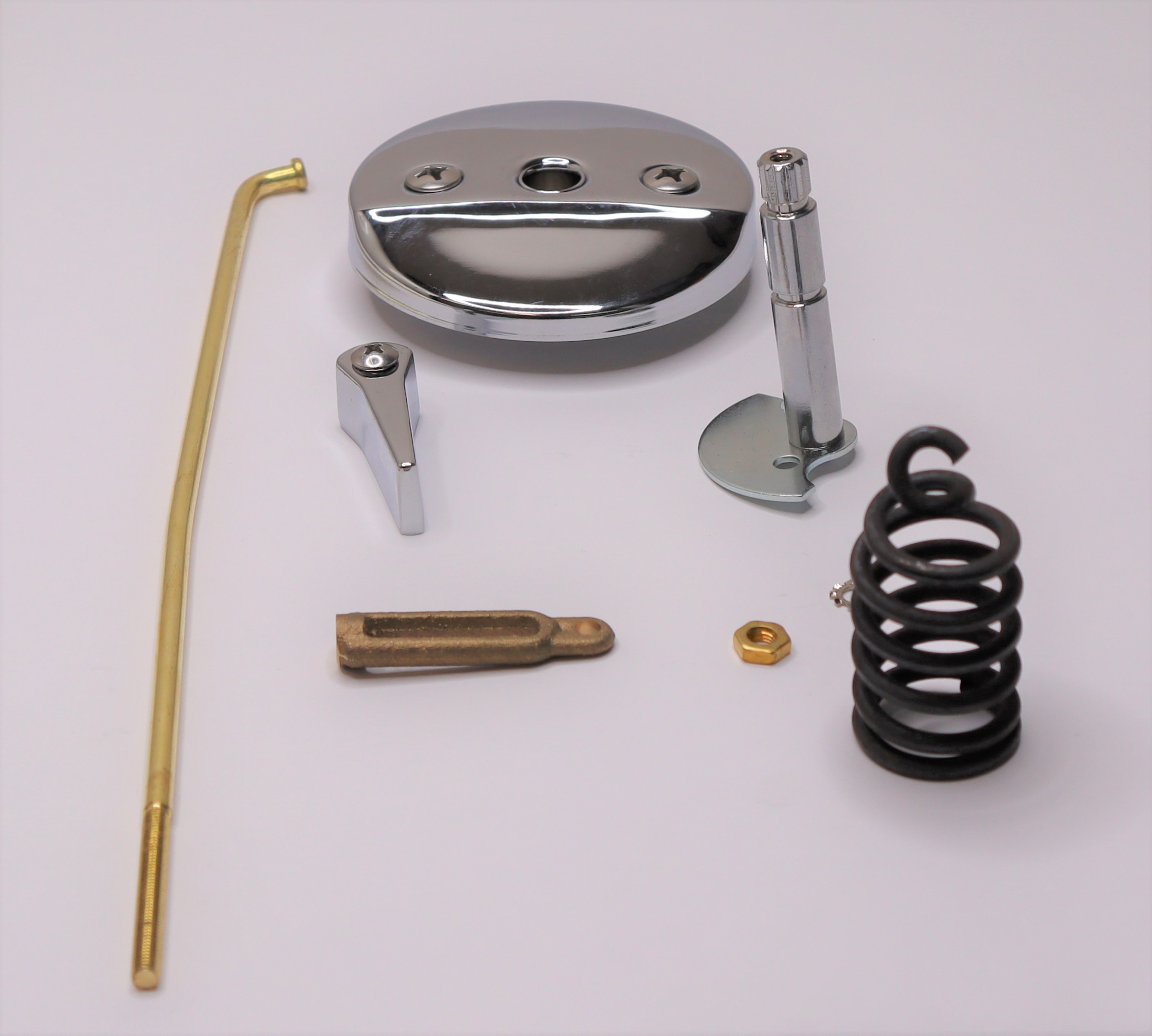 LASCO 03-4751 Bathtub Waste and Overflow Old Style Trip Plate for American Standard Chrome Plated Finish