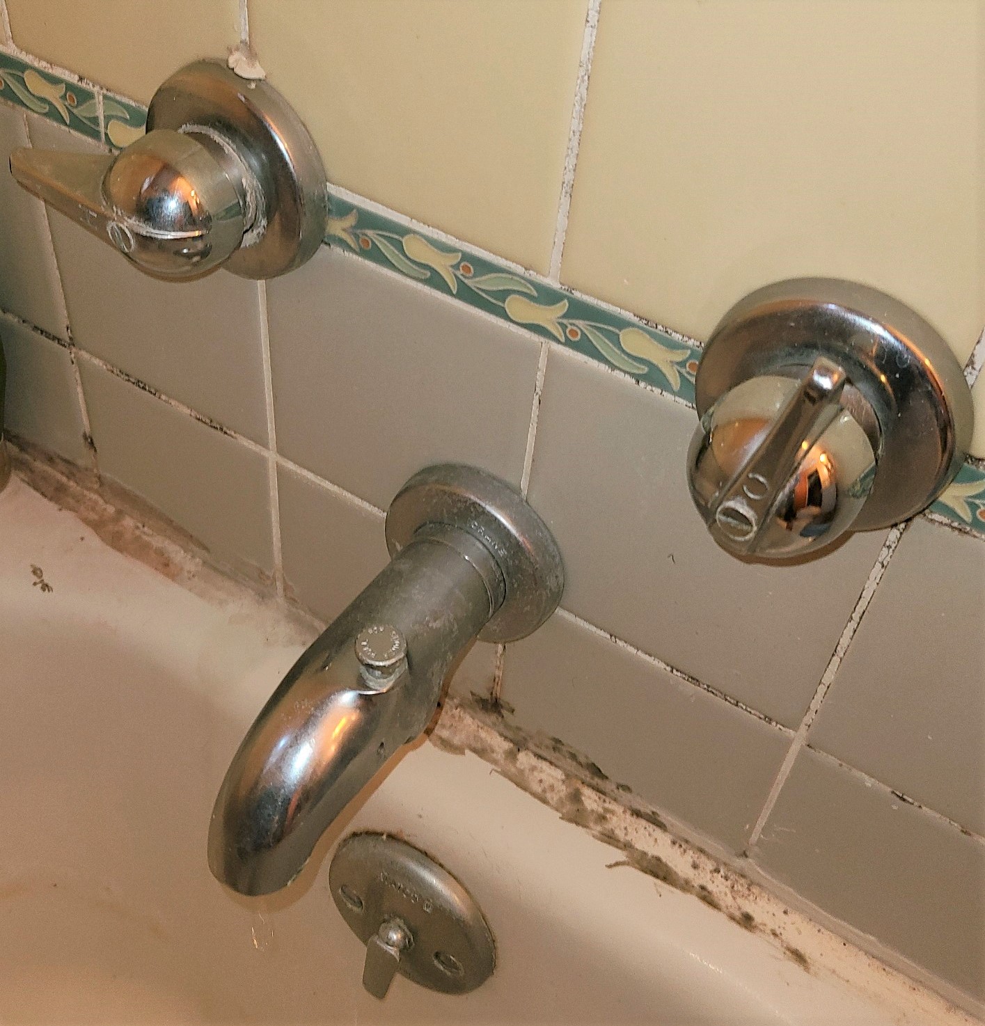 Chrome Plated 2 Handle Repair kit for Crane Dialese Faucet Noel's