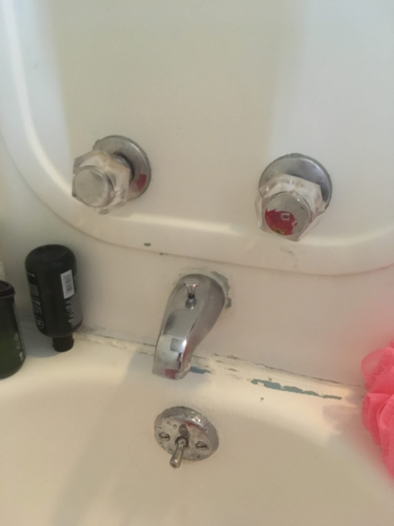 Chrome Plated 3 Handle Rebuild Kit for American Standard Cadet Tub