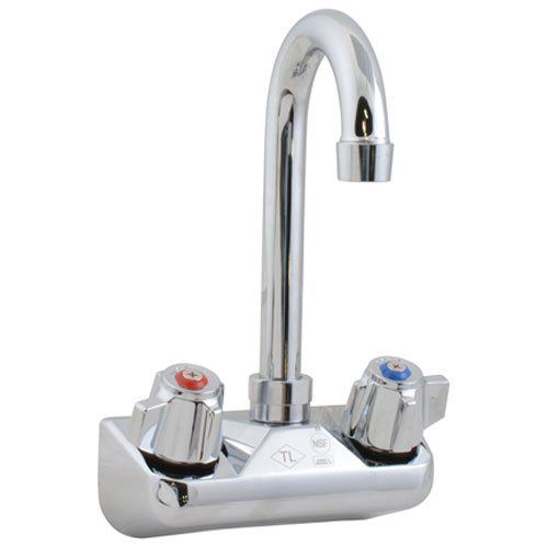Chrome Plated Hot or Cold Lever Handle for Commercial Hand Sink Faucets