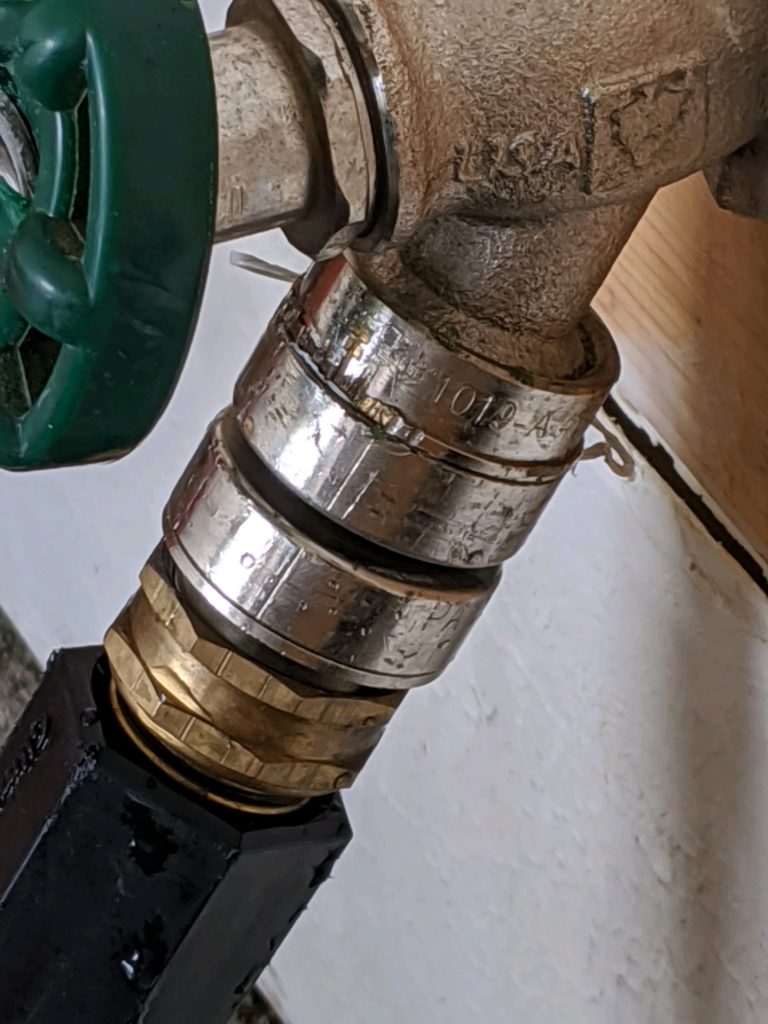 Arrowhead Brass Nickel Self Draining Replacement Vacuum Breaker PK1390