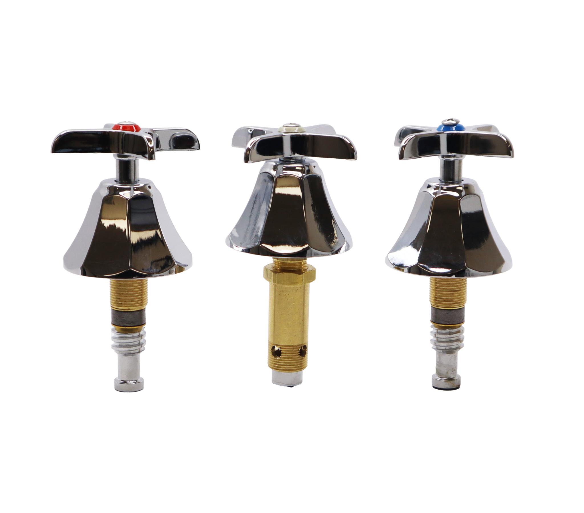 Chrome Plated 3 Handle Rebuild Kit for Speakman Kent Tub & Shower