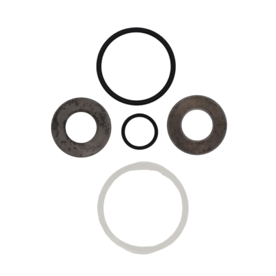 Black rubber metal and plastic o-rings.