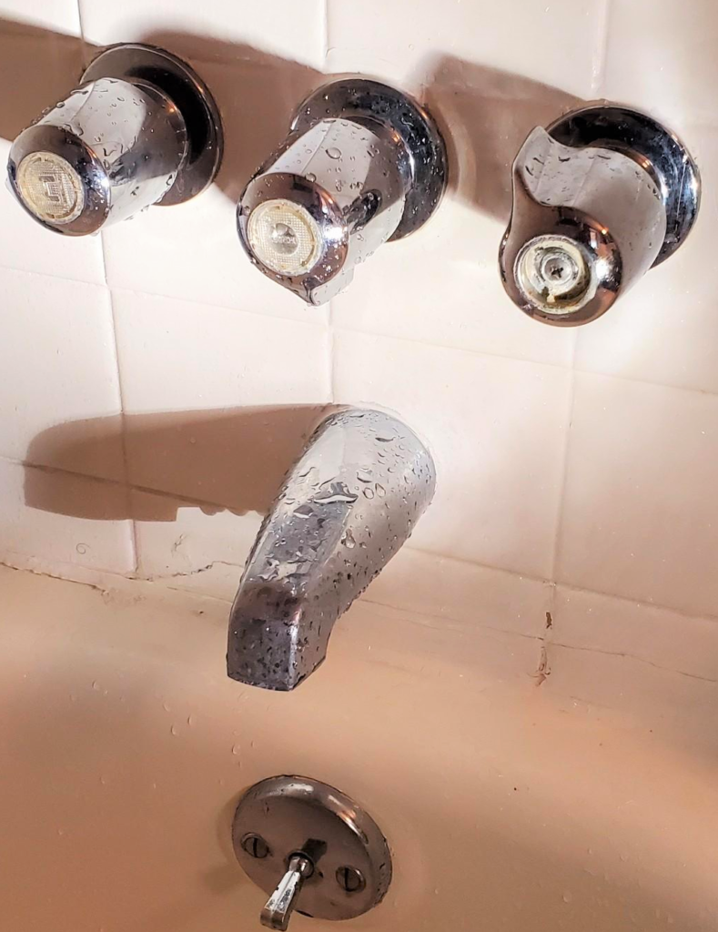 Chrome Plated 3 Handle Rebuild Kit for Gerber Tub & Shower Faucets 87