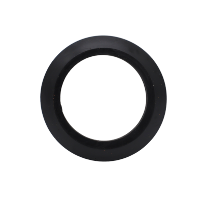 Round thick black rubber seal.