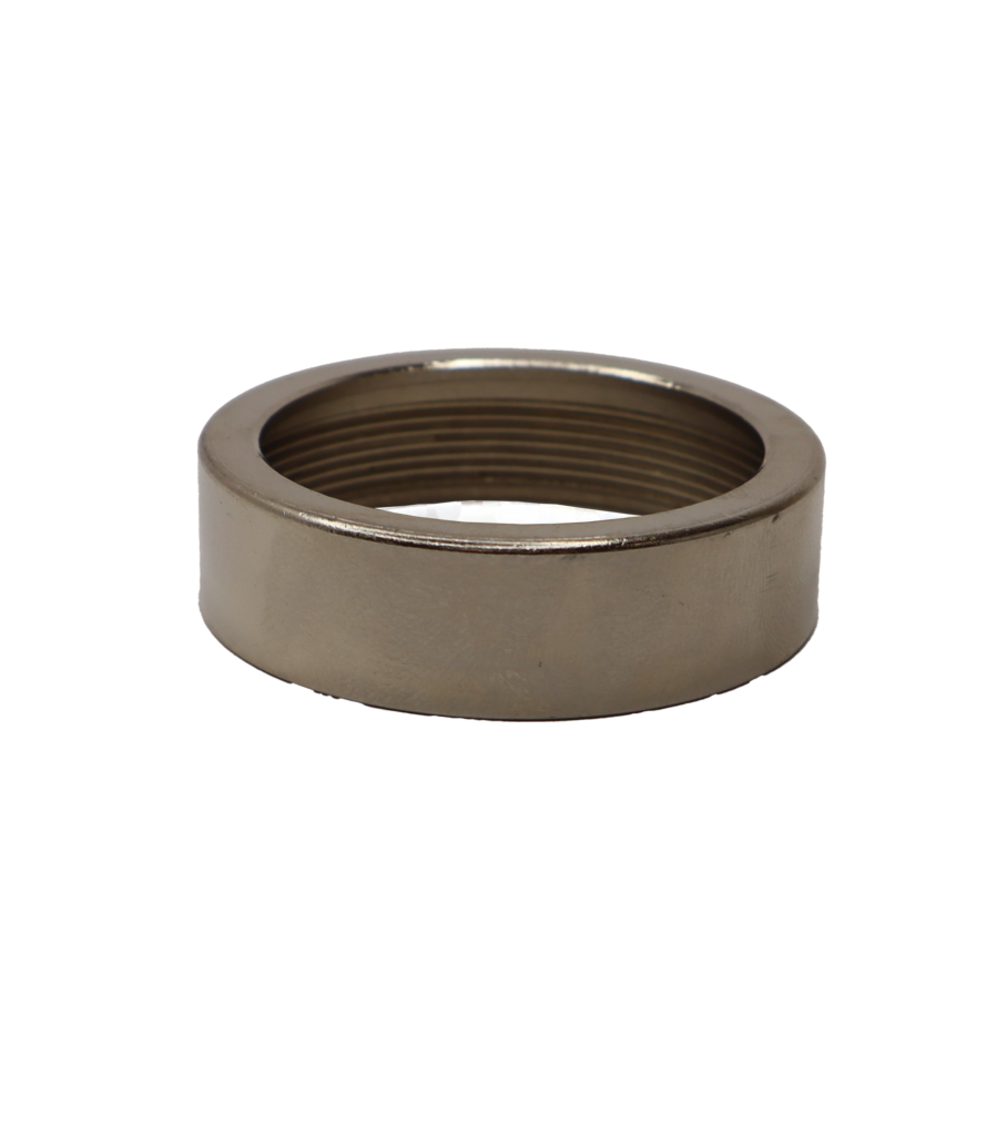 Unplated brass nut.