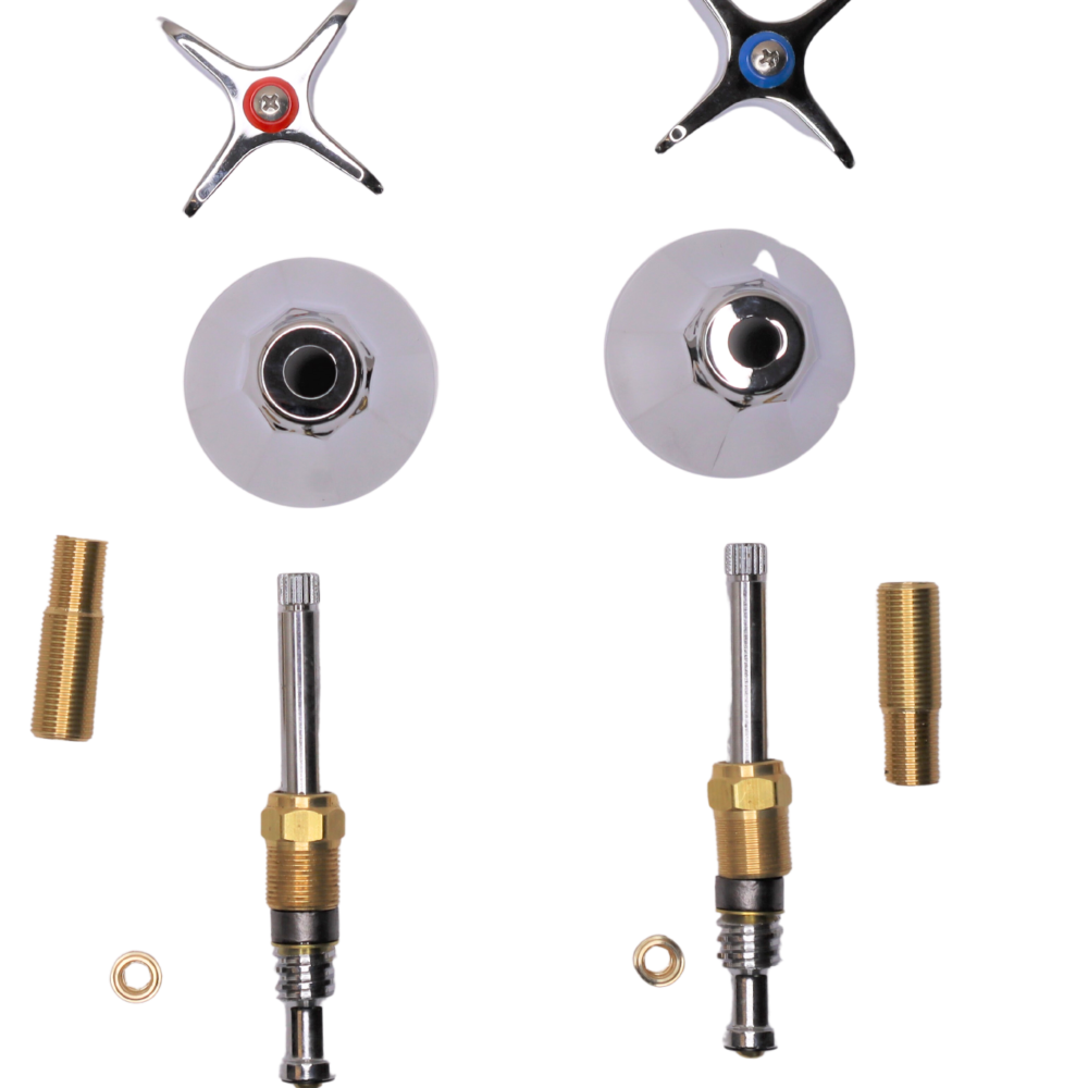 Chrome Plated 3 Handle Rebuild Kit for Speakman Kent Tub & Shower Faucet Noel's Plumbing Supply