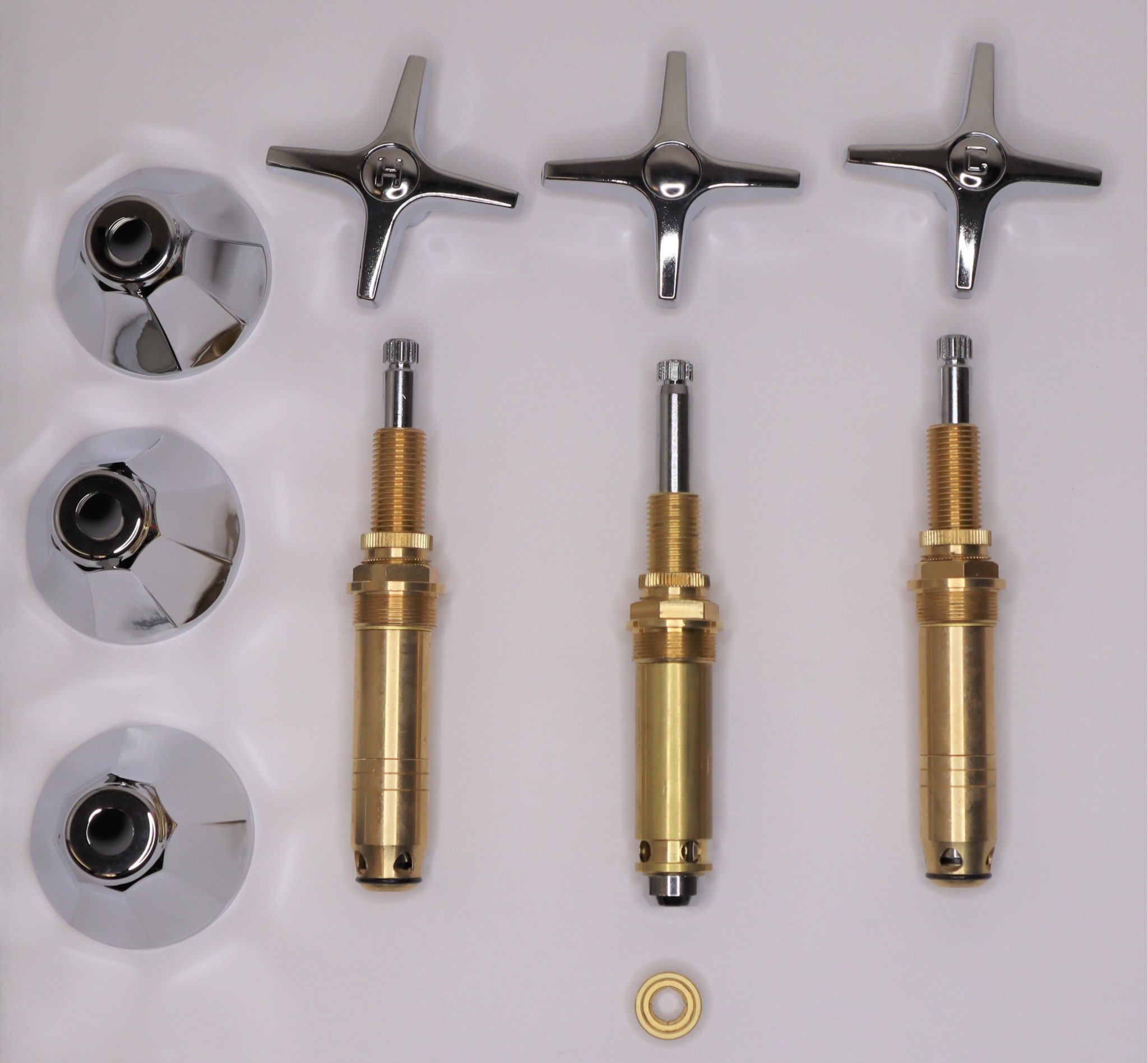 Complete Rebuild Kit for Kohler 3 Handle Tub & Shower Faucet Noel's