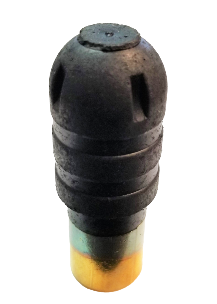 Brass and black rubber plunger assembly.