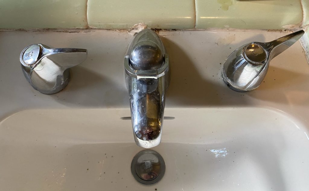 Chrome Plated 2 Handle Repair kit for Crane Dialese Faucet Noel's