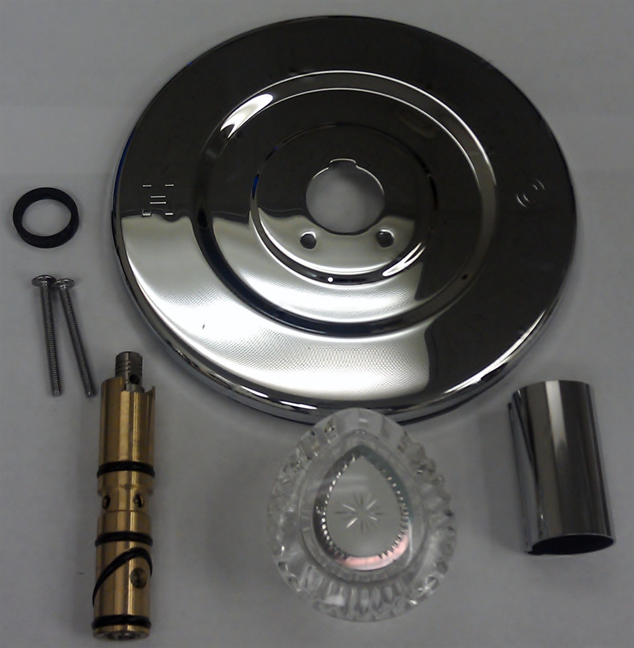 Chrome Plated Tub & Shower Trim Kit for Moen Chateau Noel