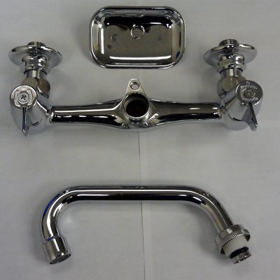 Import Wall Mount Faucet With Soap Dish And 12 Spout Noels