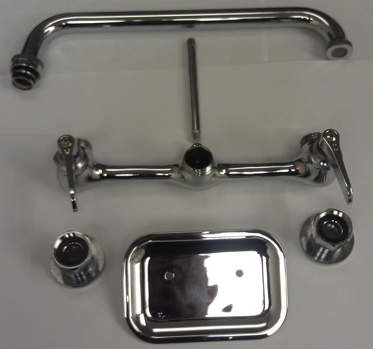 Import Wall Mount Faucet with Soap Dish and 12