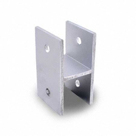 1" Aluminum H Wall Bracket 1724