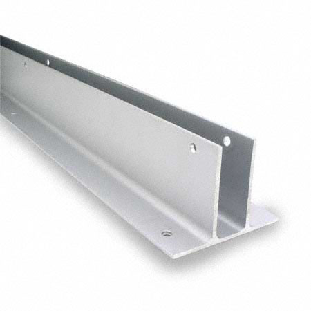 1" X 41" Clear Anodized Aluminum Two Ear Wall Bracket 2888