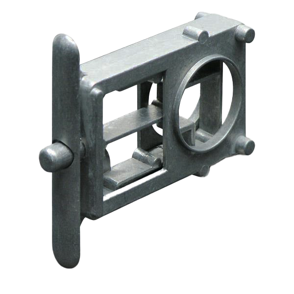 Unplated metal replacement latch mechanism.