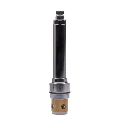 polished chrome stem with brass barrel seat.