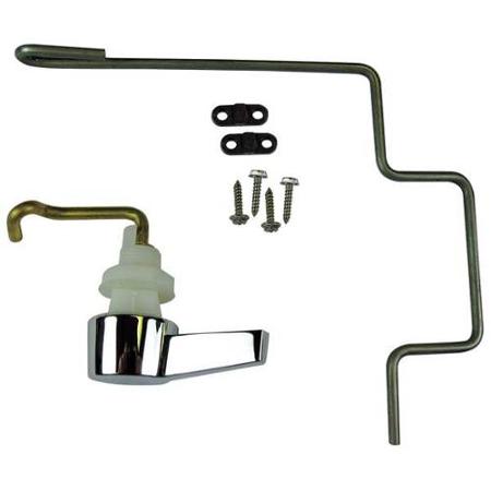 American Standard 738254-0020A Left Hand Trip Lever for Pressure Assist 4086 Tank