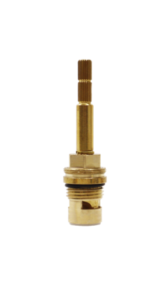 Bright brass cartridge with black oring white ceramic cartridges