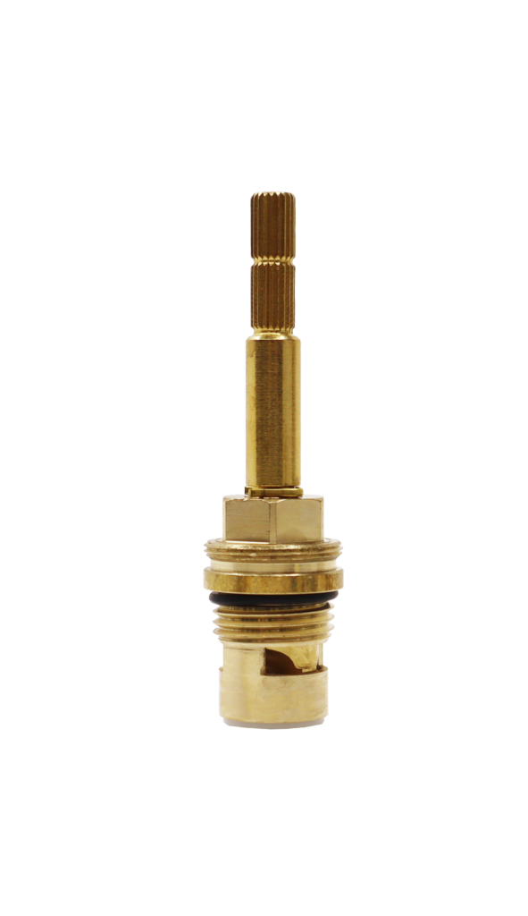 Bright brass cartridge with black oring white ceramic cartridges