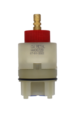 The Glacier Bay H40622B is a 40mm single-handle ceramic faucet cartridges used as replacement parts for Glacier Bay and CW Metal faucets. These cartridges are designed to repair leaks and restore consistent water flow by controlling temperature mixing and volume.