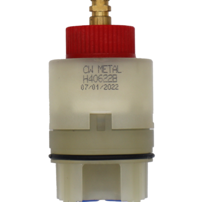 The Glacier Bay H40622B is a 40mm single-handle ceramic faucet cartridges used as replacement parts for Glacier Bay and CW Metal faucets. These cartridges are designed to repair leaks and restore consistent water flow by controlling temperature mixing and volume.