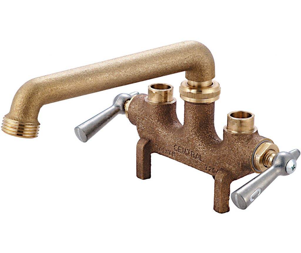 Central Brass 04665 Rough Brass Two Handle Laundry Faucet Noel's