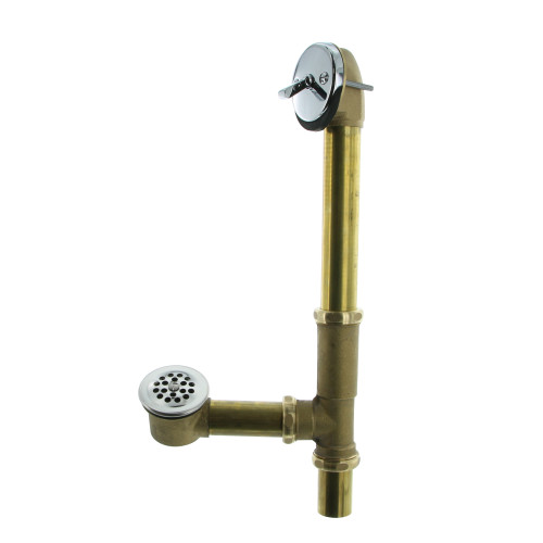 1 3/8" Chrome Plated Brass Waste & Overflow for Clawfoot Tubs