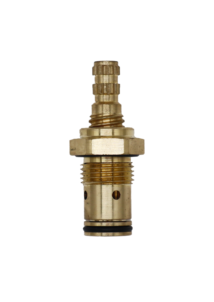 Bright brass cartridge with black orings.