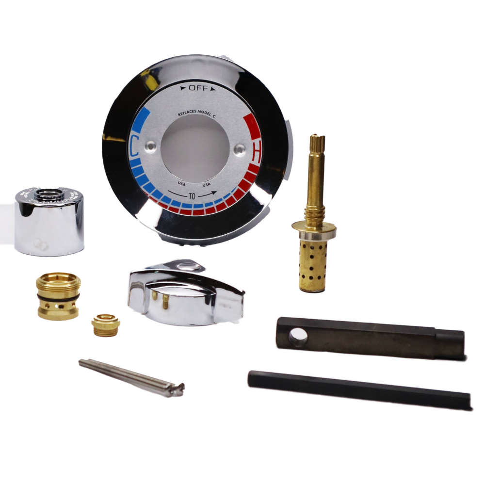 Chrome Plated Shower Escutcheon With Diverter For Symmons Temptrol T 27 chrome-plated-shower-escutcheon-with-diverter-for-symmons-temptrol-t-27