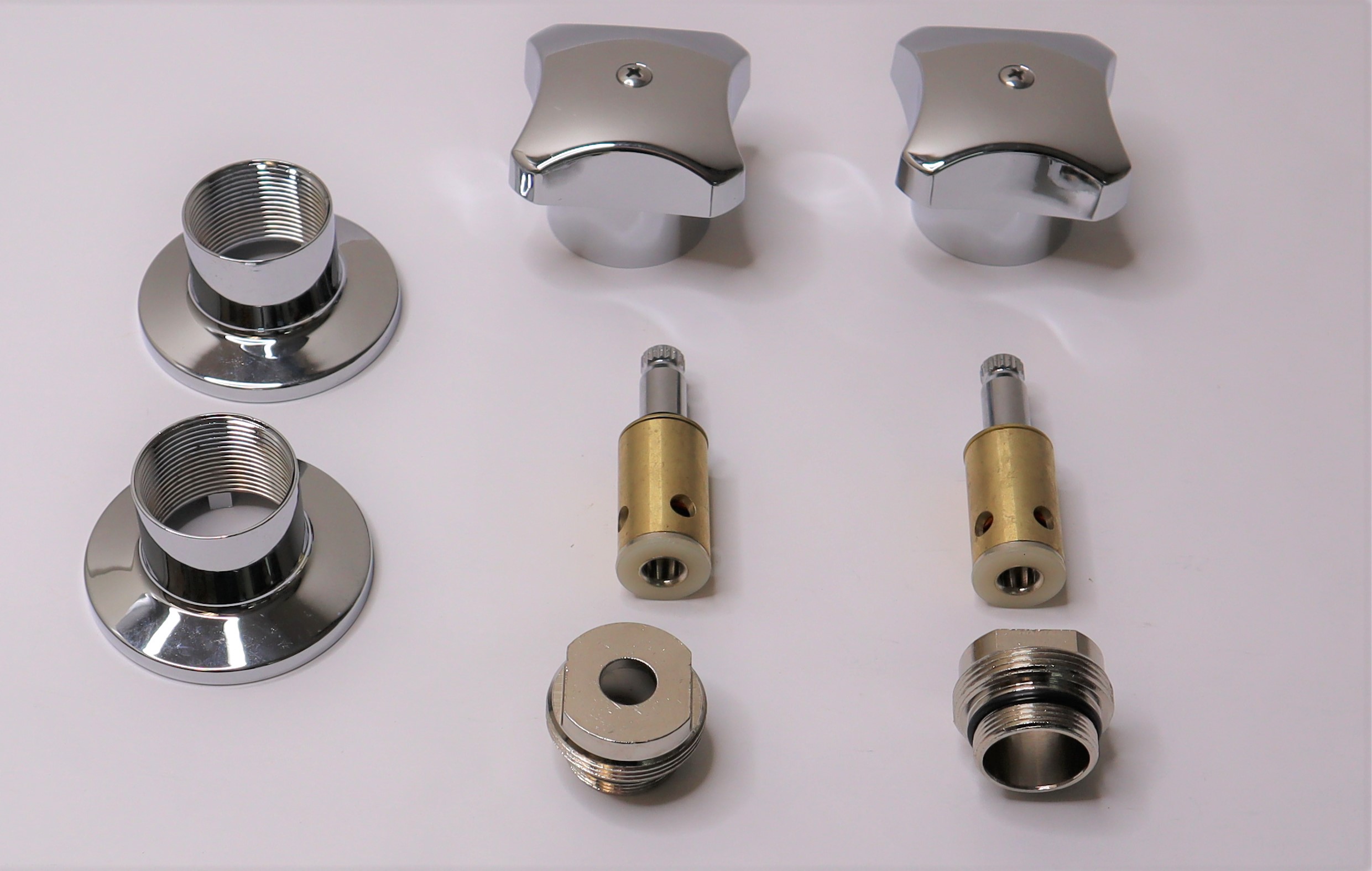 Chrome Plated 2 Handle Rebuild Kit for Kohler Valvet Kitchen & Lavatory