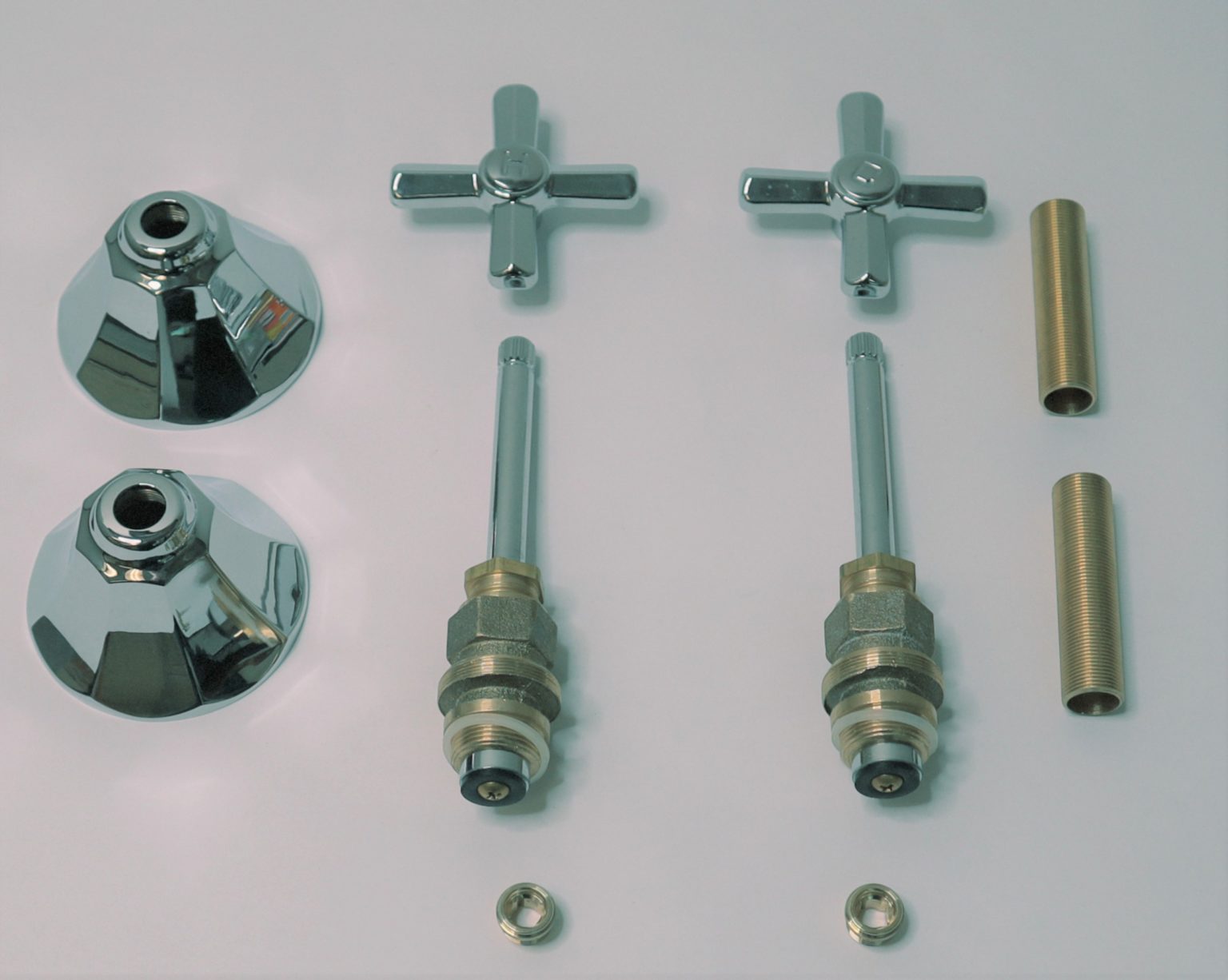 Chrome Plated 2 Handle Rebuild Kit for Sterling Tub & Shower Faucets