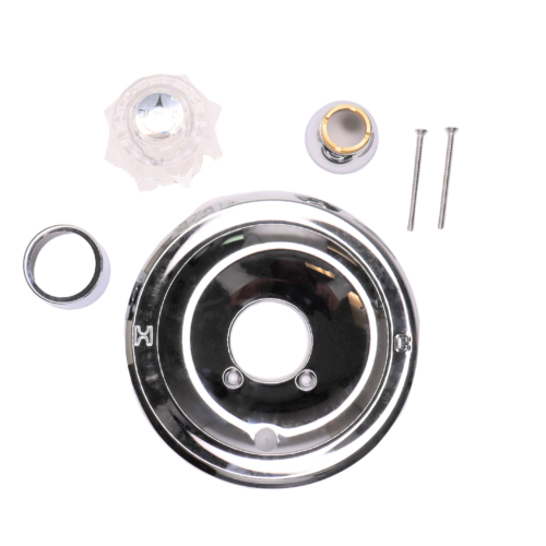 Chrome Plated Rebuild Kit for Delta Faucet 600 Series with Push Button