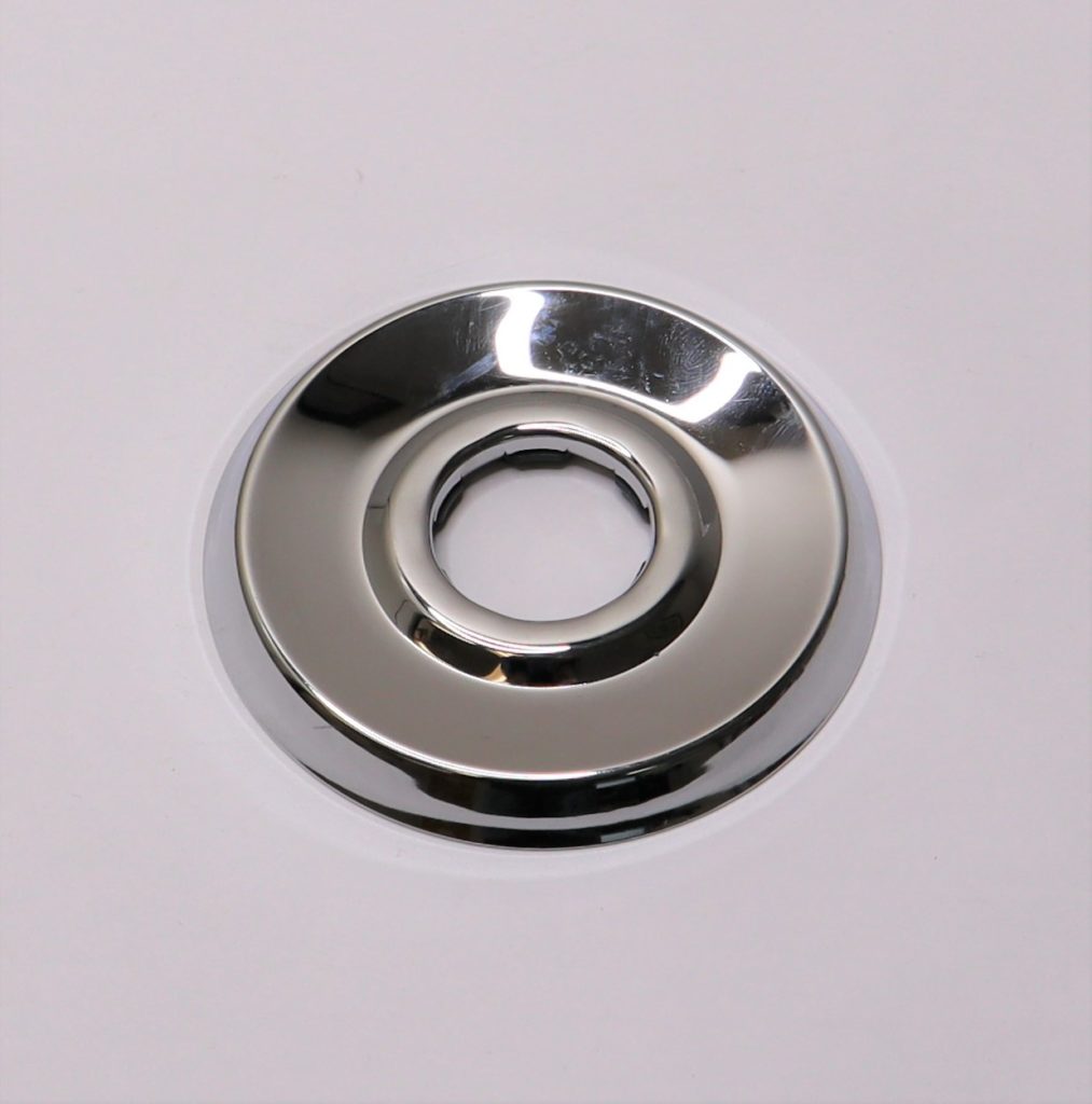 Chrome Plated Escutcheon for Delta Faucet 3 Handle Shower RP18304