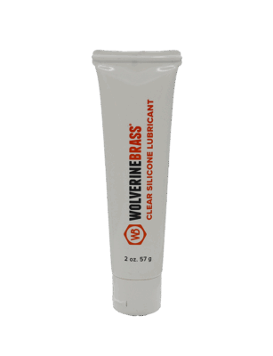 White platic squeeze tube.
