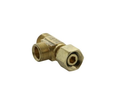 SharkBite 3/8-in Od Female Compression x 3/8-in; 1/4-in Od Compression  Brass Add-a-tee in the Shut-Off Valves department at