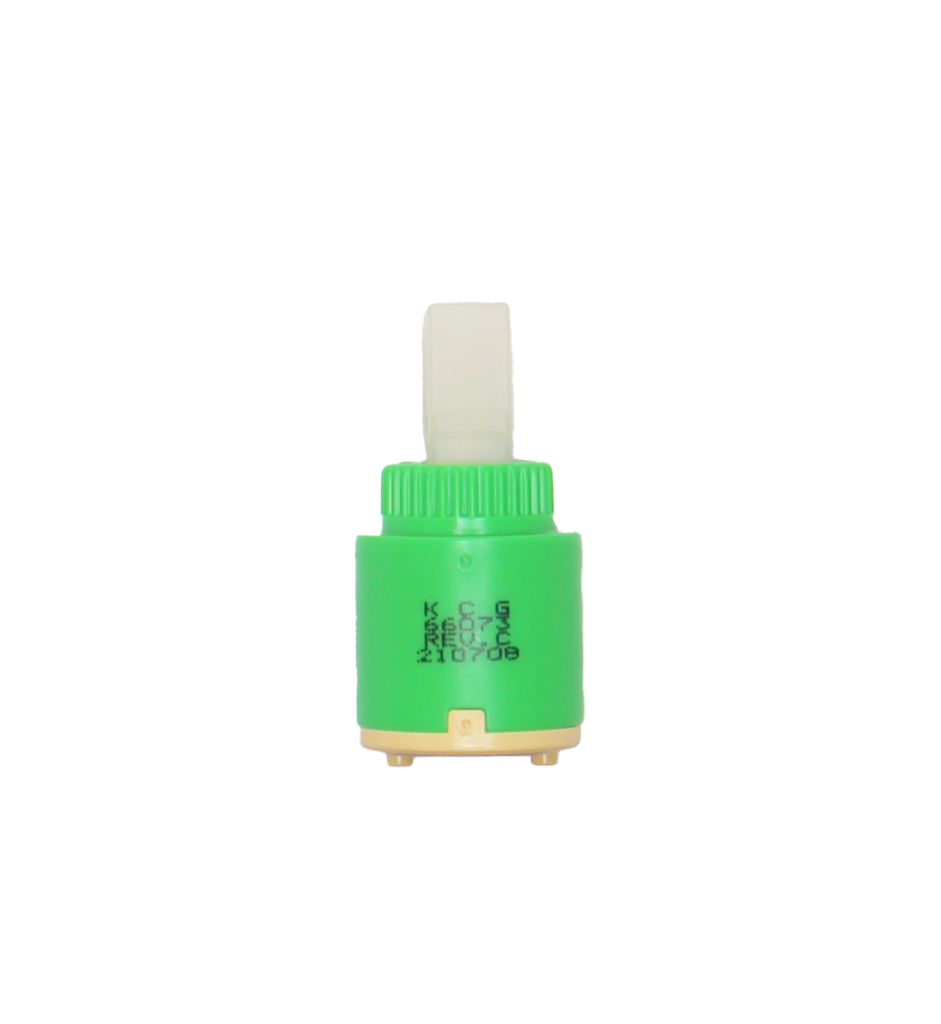 25mm Ceramic Faucet Cartridge – High Leg Single Handle Replacement For Bathroom Shower, Hot/Cold Water Control