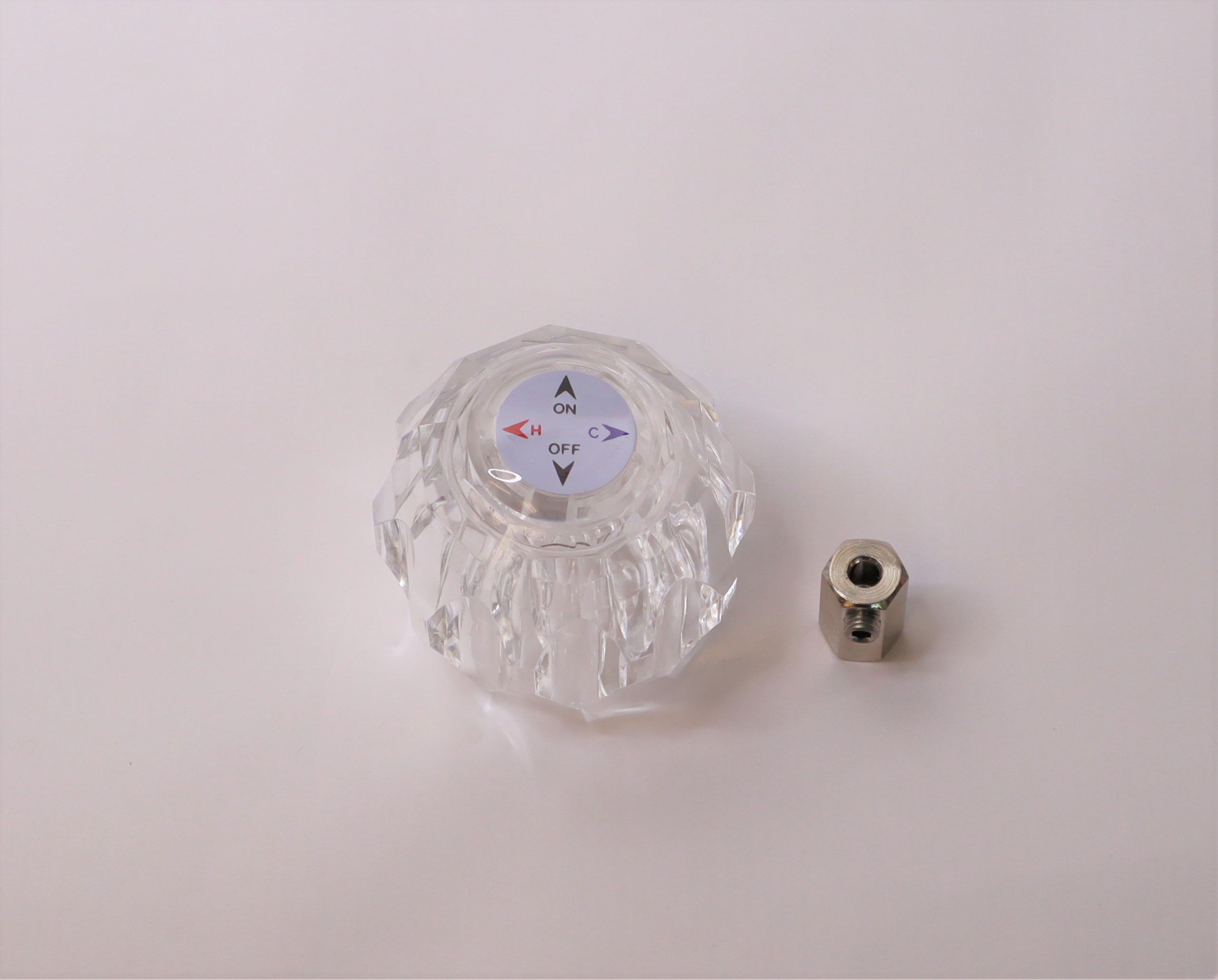 Acrylic Handle for Delta Faucet with Handle Adapter RP16919 Noel's