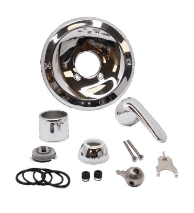 Chrome Plated Renovation Kit for Delta 600 Series with Metal Lever Handle NRP54870
