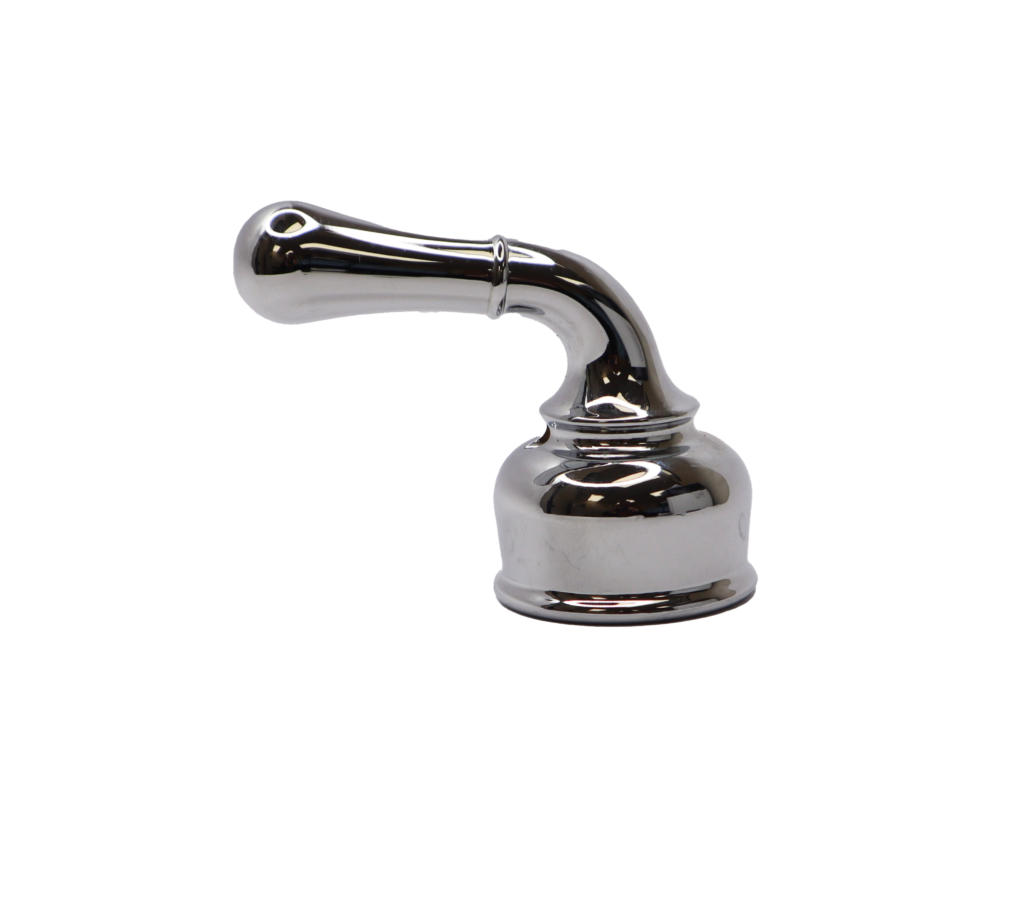 Polished chrome brass handle.
