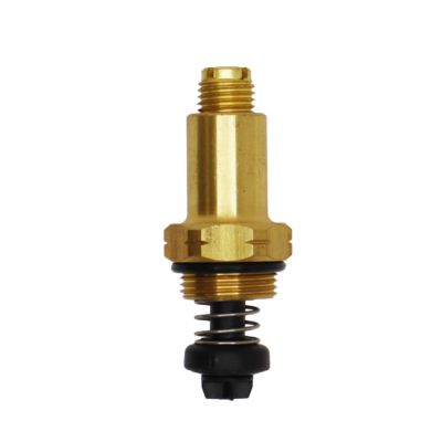 Brass cartridgw with black rubber seals and stainless spring.