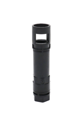 Black pla.stic quick connect fitting for faucet