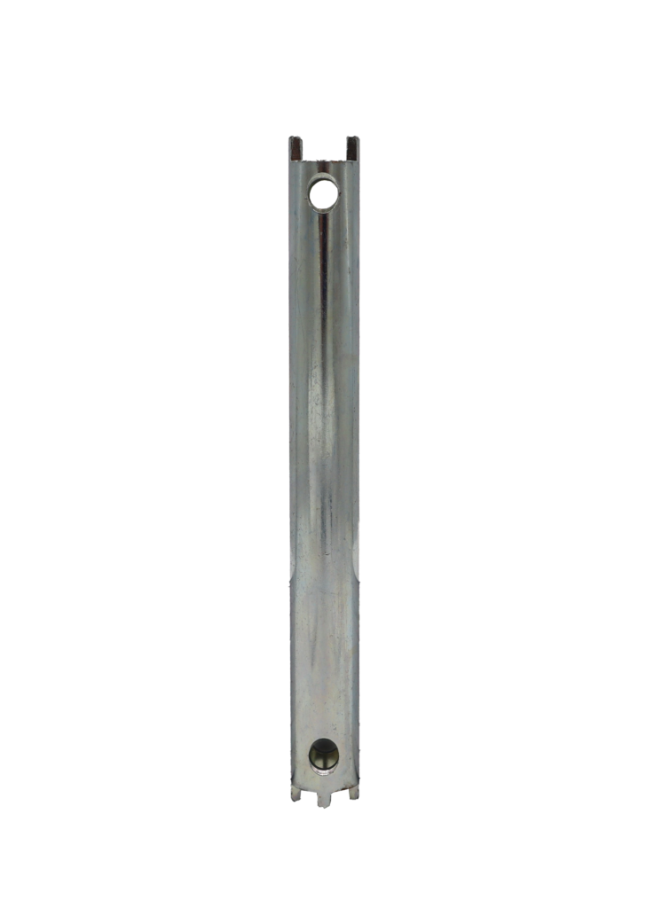 polished metal tool.