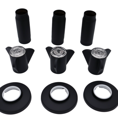 Matte Black 3 Handle Trim Kit for Sayco Faucet - Image 4