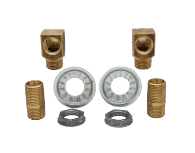 Central Brass 1/2" IPS Elbow Mounting Kit CS-55004