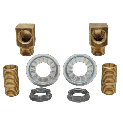 Central Brass 1/2" IPS Elbow Mounting Kit CS-55004
