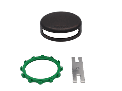 Watco 18009-BZ Oil Rubbed Bronze Innovator Snap On Overflow Plate Kit