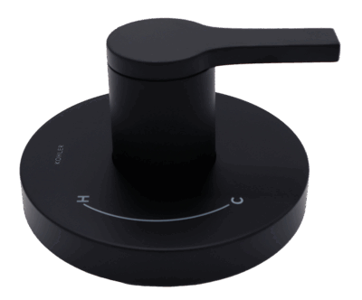 Kohler Matte Black Conversion Kit for Rite Temp Shower Faucets - Image 3